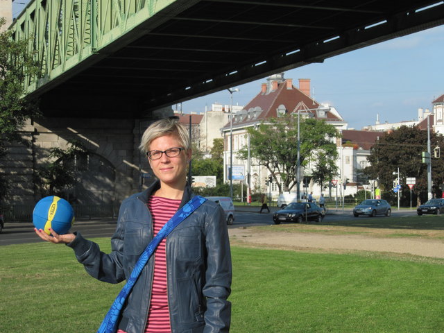 SP-BV-Stellvertreterin Merja Biedermann freut sich über die neue Jugendaktivzone im Grätzel.