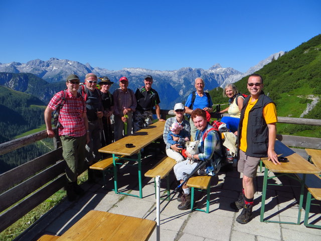 Johann Handsteiner, Franz Puchberger, Fritz Aigner, Rudolf Nauke, Johann Großberger, Daniela, Laurin und Gertraud Haselhofer, Klemens Luger, Ingrid Hödl und Markus Haselhofer. | Foto: privat