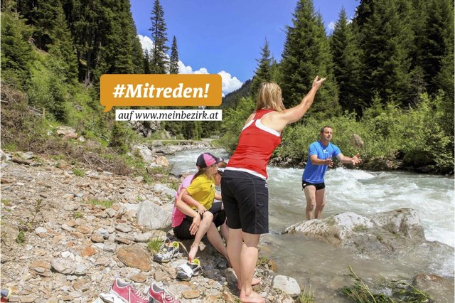 Regionaut Erwin Matt aus Landeck ist gern im Verwalltal unterwegs. Wo ist Ihr liebster Badeplatz?