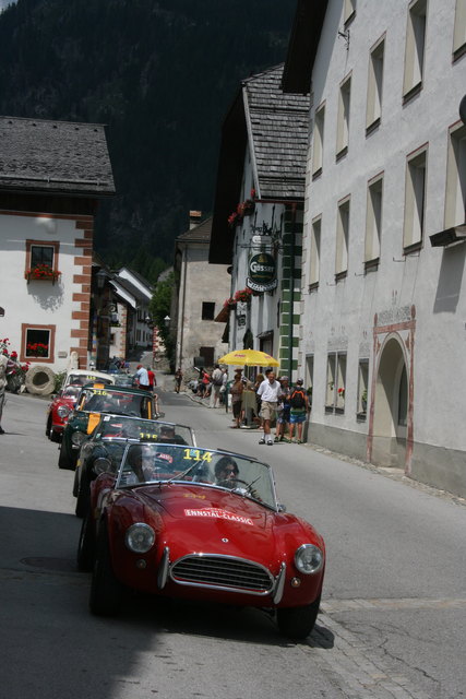 Die Fahrzeugbesatzungen konnten Mauterndorf nur kurz bewundern.