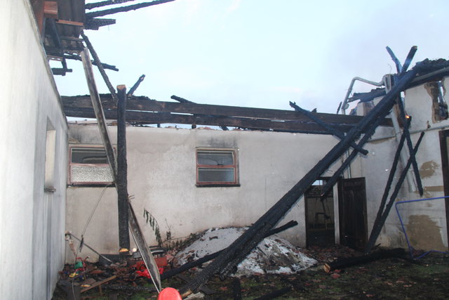 Brand bei Leonhartsberger in Mitterdörfel 28, Bad Kreuzen | Foto: Zinterhof