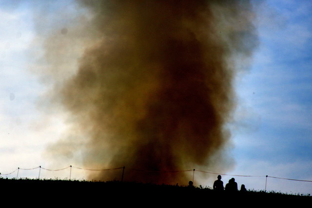 Brand bei Leonhartsberger in Mitterdörfel 28, Bad Kreuzen | Foto: Zinterhof