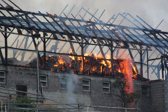 Brand bei Leonhartsberger in Mitterdörfel 28, Bad Kreuzen | Foto: Zinterhof