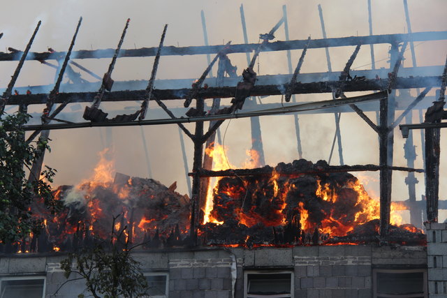 Brand bei Leonhartsberger in Mitterdörfel 28, Bad Kreuzen | Foto: Zinterhof