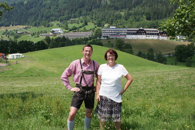LAbg. Ingrid Riezler und St. Veits Vizebürgermeister Erwin Tockner bei einer Standortbesichtigung. | Foto: SPÖ