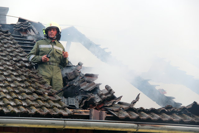 Brand bei Leonhartsberger in Mitterdörfel 28, Bad Kreuzen | Foto: Zinterhof