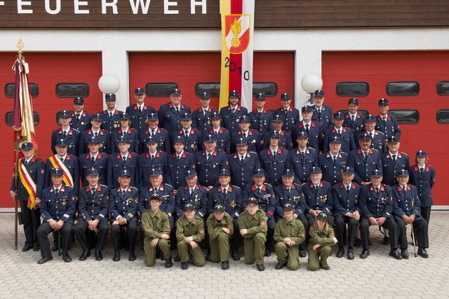 Die FF Döbriach mit ihren Kameraden unter Kommandant Jürgen Hernler | Foto: KK