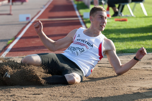 Philipp Kronsteiner schrammte im Dreisprung ganz knapp am Endkampf vorbei. | Foto: ÖLV/Coen Schilderman