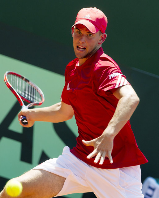 Zwei Niederlagen setzte es für Dominic Thiem in den Einzelspielen. | Foto: GEPA Pictures