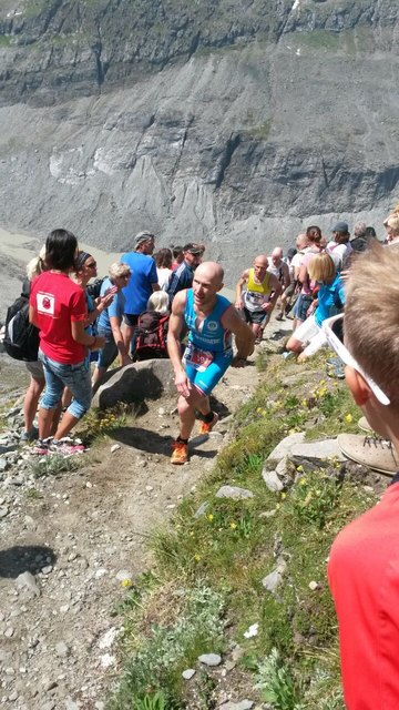 Gottfried "Gogo" Grabner auf den letzten Höhenmetern