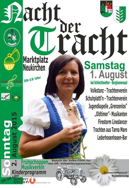 Plakat mit Sabine Lindner