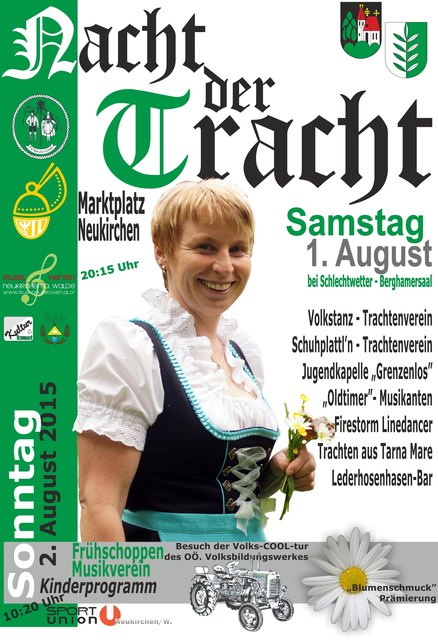 Plakat mit Christine Scheuringer