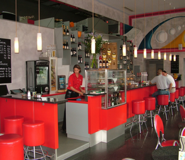 Gut besucht und nicht gefährdet: Das Il Caffe in der Schleepkurve in Klagenfurt | Foto: kk