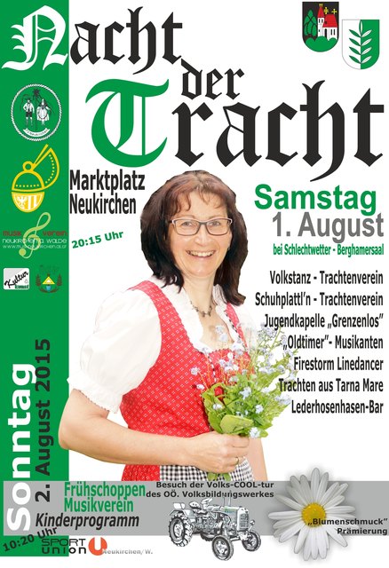 Plakat mit Manuela Humer