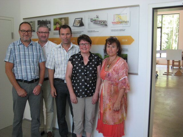 Gunter Schmidhuber, Karl Strasser, Klaus Jagereder, Rosemarie Strasser, Birgit Gerstorfer. | Foto: AMS