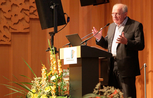 Bernhard Felderer: „Es geht darum, auch in wirtschaftlich schwierigen Zeiten und trotz gesteigerter Aufgaben handlungs- und gestaltungsfähig zu bleiben." | Foto: event-fotograf/Gemeindebund
