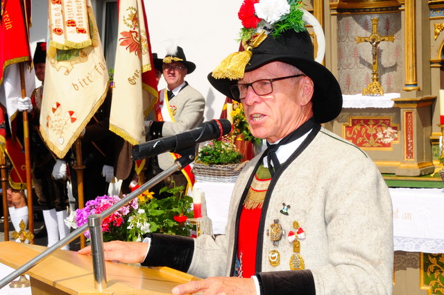 Leidenschaftliches Plädoyer für das Brauchtum: Lds.-Obm. Oswald Gredler