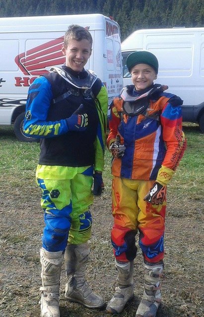 Lukas Blamauer #LB99 Racing & Maurice Egger vor dem Start | Foto: Renate Egger