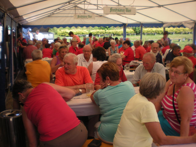 gemütliches Beisammensein zum Abschluss des Sommersporttages