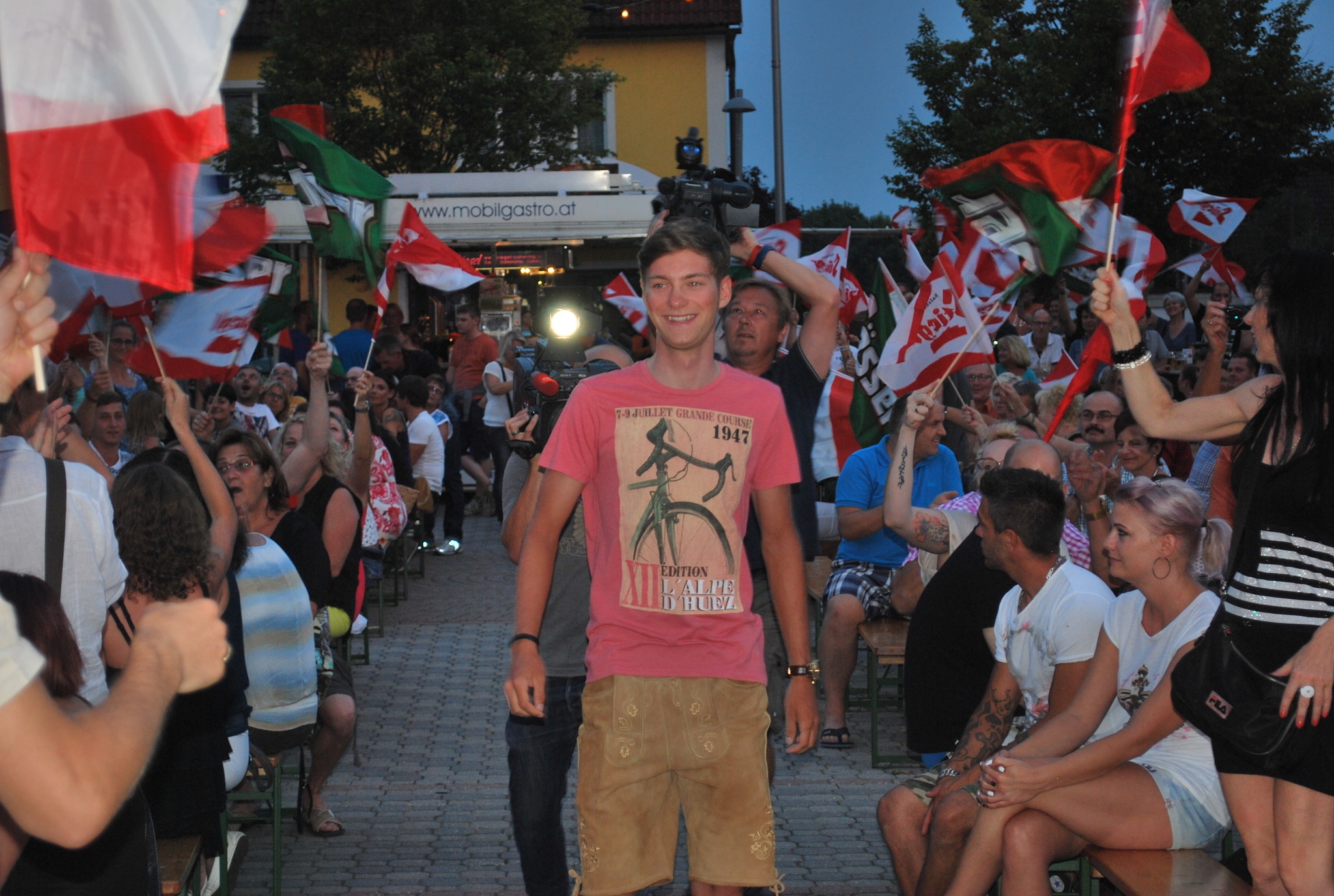 Felix Großschartner feierlich empfangen Wels & Wels Land