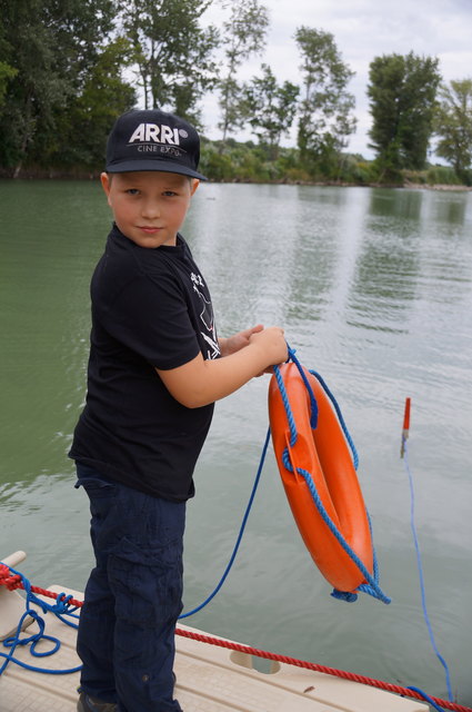Konstantin Wolkenstein will Wissenschaftler und Rettungsschwimmer werden.
