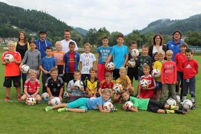 Die Kinder hatten eine Woche jede Menge Spaß im Fußball-Erlebnis-Camp in Klein St. Paul