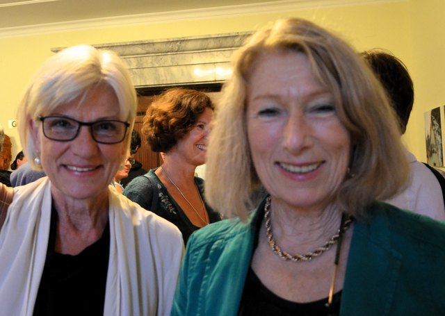 Andrea Hein (r.) mit Freundin Brigitte Kuschinsky