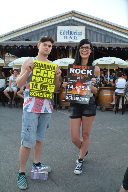 Im Stadtpark in Scheibbs steigt das "Rocket Rock Festival" mit insgesamt sechs Bands.