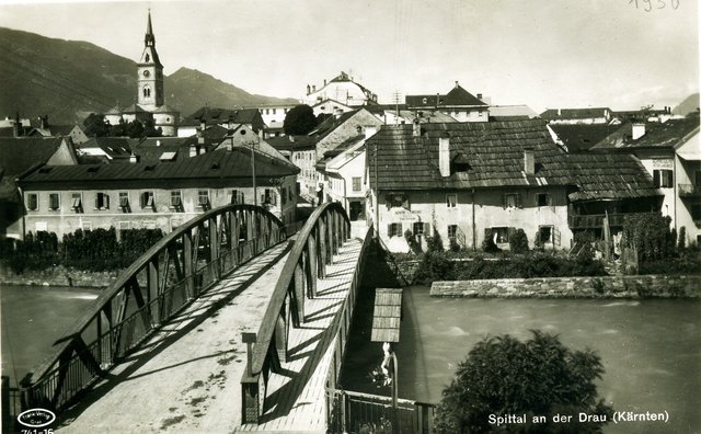 Die alte Wirtschaftsbrücke bildete lange Zeit den zentralen Übergang über die Lieser | Foto: KK