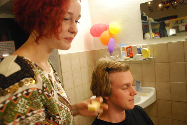 Jakob Pinter in der Maske