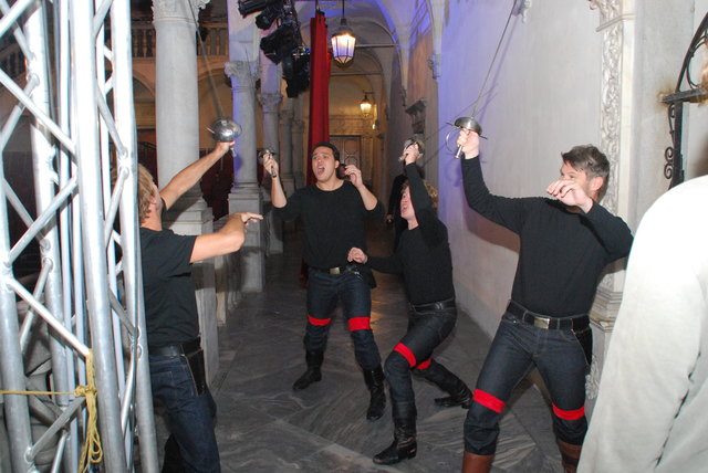 Kampfgeschrei und Gefecht: Die Schlacht wird geübt