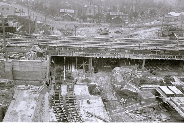 Der Blick von Margareten zur Christuskirche in den 1960ern. | Foto: Wr. Stadt- und Landesarchiv
