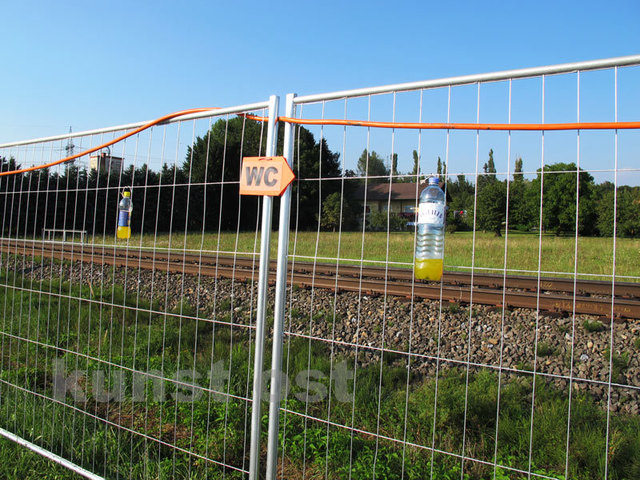 ...inklusive  einer langen Serie von Wespenfallen...