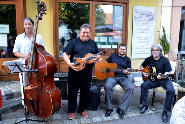 Das Zipflo Weinrich Quartett v.nr: Karl Sayer, Zipflo Weinrich, Buku Weinrich und Hans Zinkl | Foto: Gerhard Glazmaier