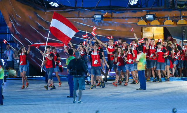 Einmarsch bei der Eröffnungsfeier | Foto: (c) GEPA pictures GmbH