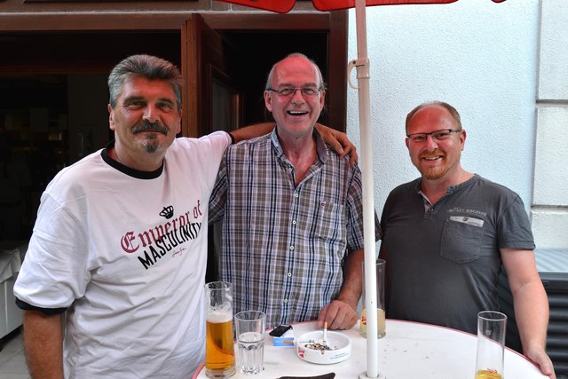 vlnr: Georg Ragyoczy, Karl Takats und Werner Deimel | Foto: Gerhard Glazmaier