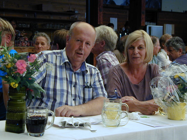 Ehrengäste Landesvorsitzender Herbert Striegl mit Gattin Yvonne