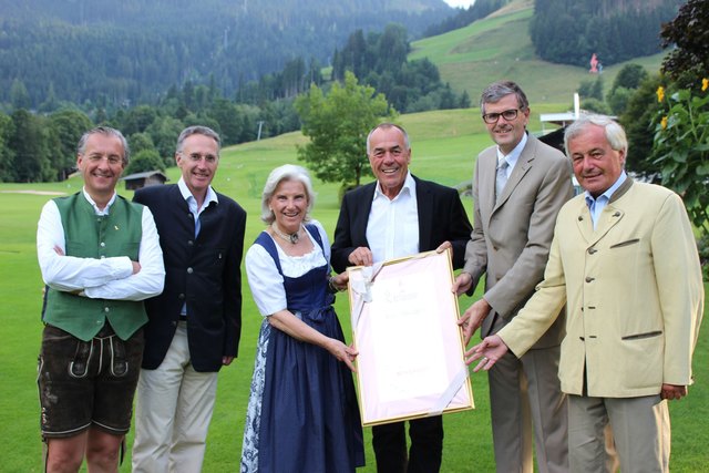 Gerhard Walter, Michael Huber, Signe Reisch, Fritz Melchert, Klaus Winkler, Josef Burger (v. li.) | Foto: Kitzbühel Tourismus