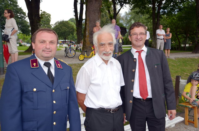 Slawomir Czulak, Reinhold Heinemann, Bgm.Wolfgang Klinar