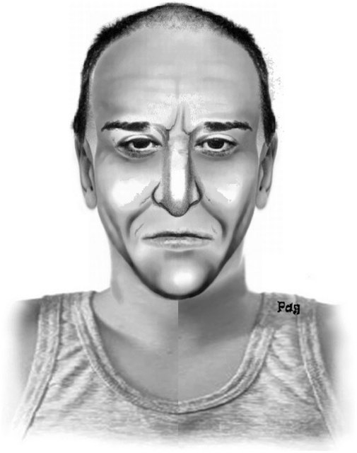 Mithilfe des Opfers konnte die Polizei dieses Phantombild erstellen. Die Fahnung ist bislang negativ verlaufen. | Foto: Polizei