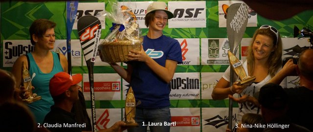 Im Sprint der Damen siegte Laura Bartl vor Claudia Manfredi und Nina-Nike Höllinger. | Foto: KK