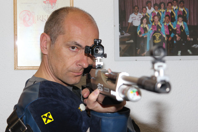 Hatte das Visier am besten eingestellt - Christof Melmer aus Mieming.