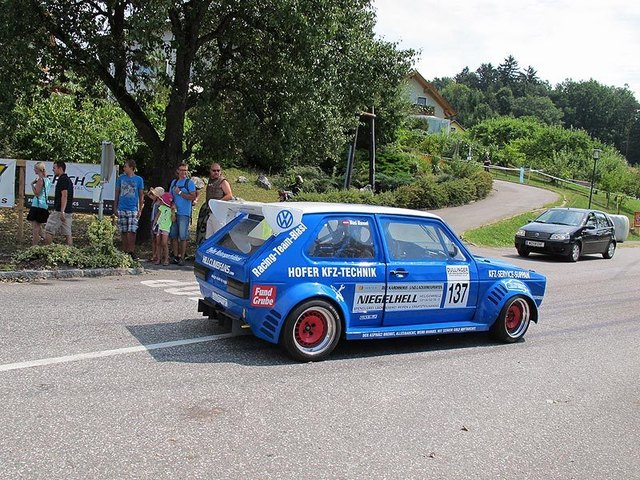 Ohne Golf geht bei solchen Rennen gar nichts.