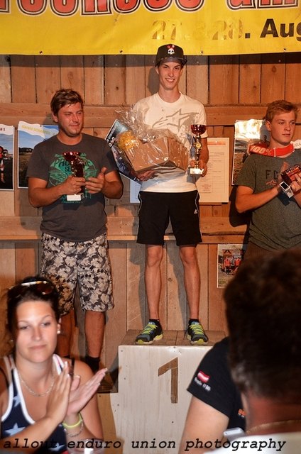 Siegerehrung: Einzelwertung 1.Platz Patrick Wutte