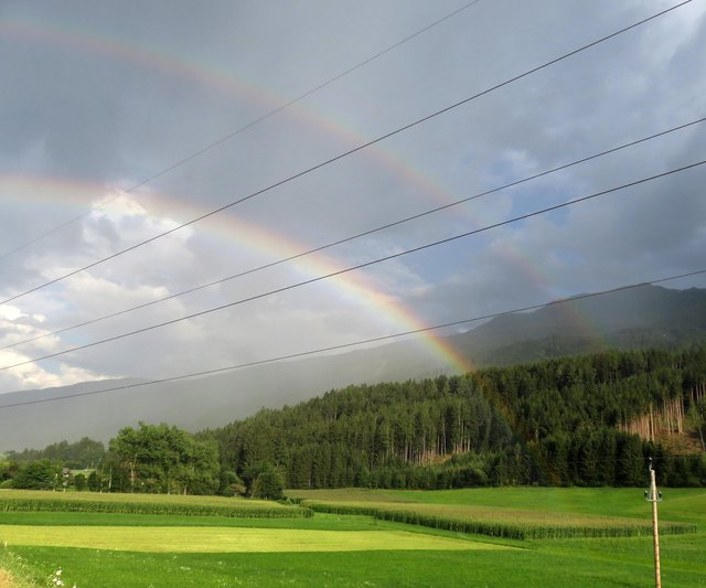 Doppelt hält besser – auch, wenn es um den Regenbogen geht... | Foto: Zoom-Tirol