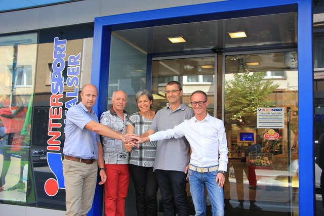 Anita und Peter Walser mit Karl Kaltenbrunner jun. und sen.