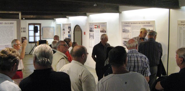 Bei der Führung durch den Austellungbereich MARE VOSTRUM - auf den Spuren der österr. Seefahrt.