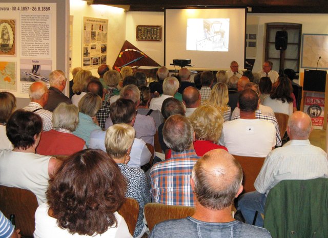 Ein Blick über die aufmerksame Zuhörerschar.