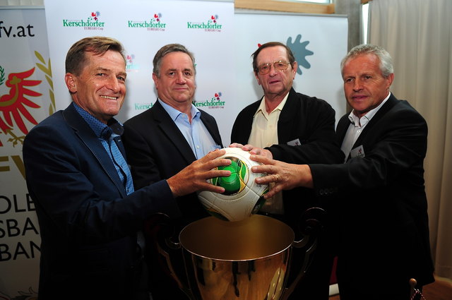 Die Präsidenten der vier Fußballverbände freuen sich auf den EUREGIO-Leistungsvergleich