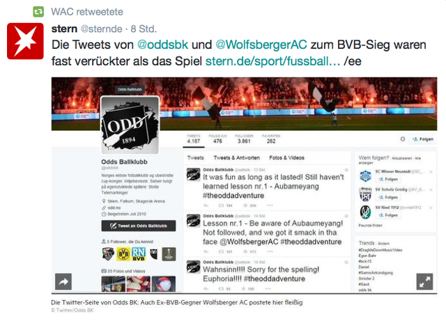 Sogar das deutsche Nachrichtenmagazin "Stern" wurde auf die Öffentlichkeitsarbeit des WAC aufmerksam | Foto: kk